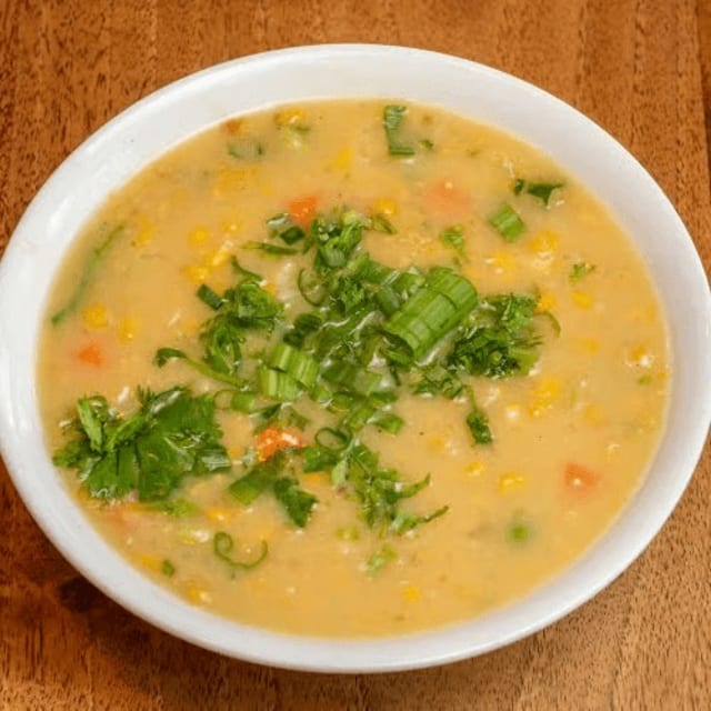Sweet Corn Soup (Veg/Chicken) Tray.