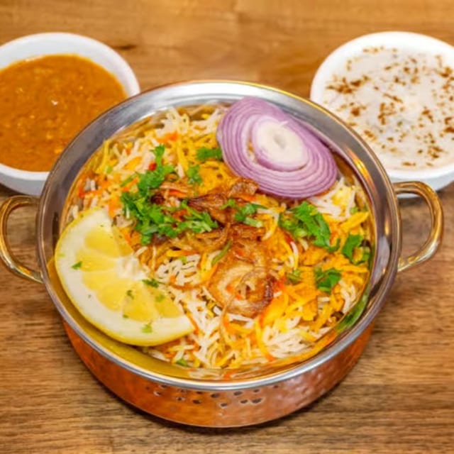Veg Dum Biryani.