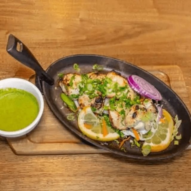 Chicken Malai Kebab Tray.