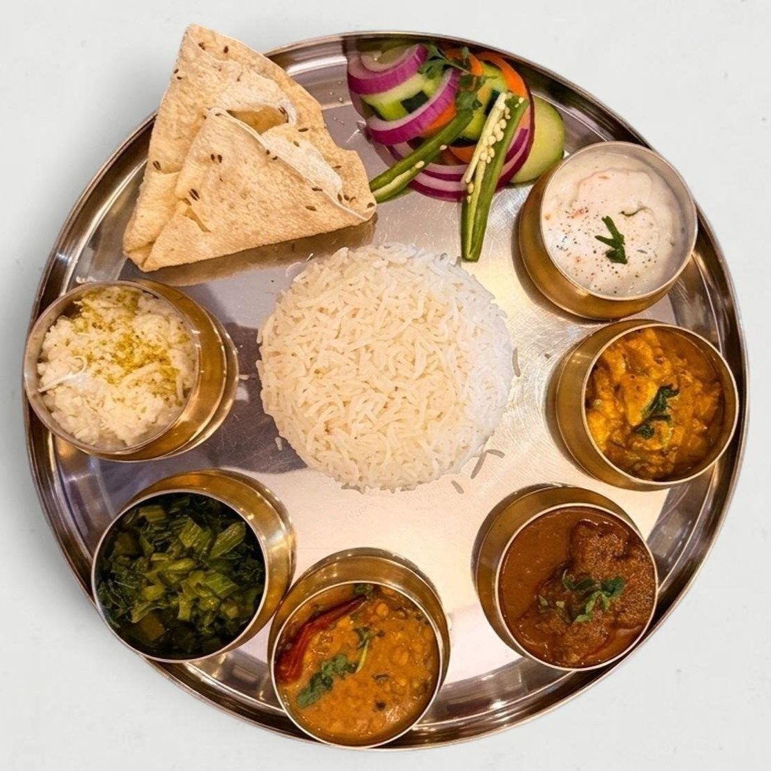 Chicken Thali.