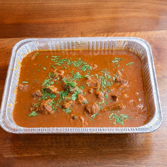 Goat Curry Tray.