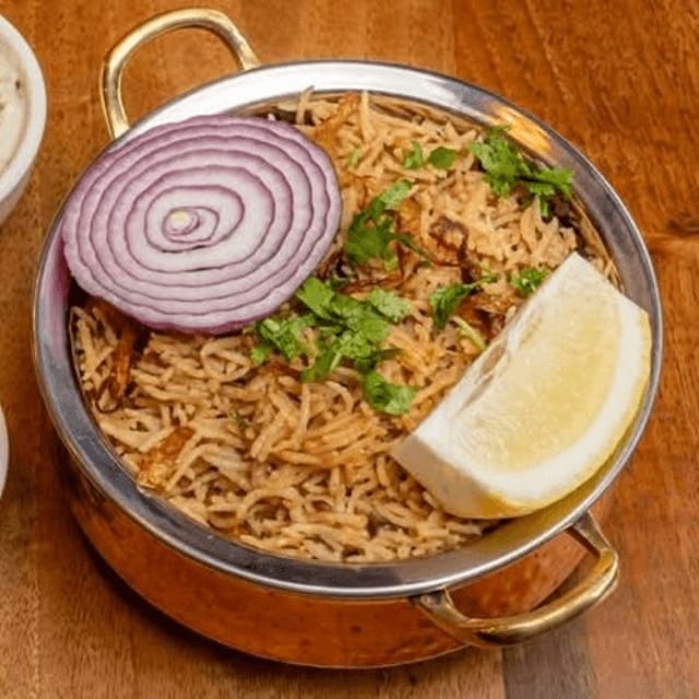 Paneer Biryani Tray.