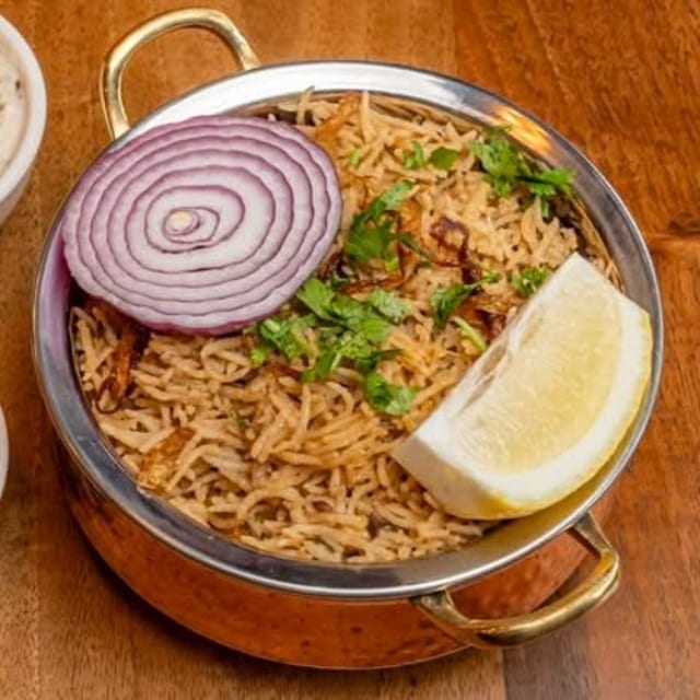Shahi Paneer Biryani.