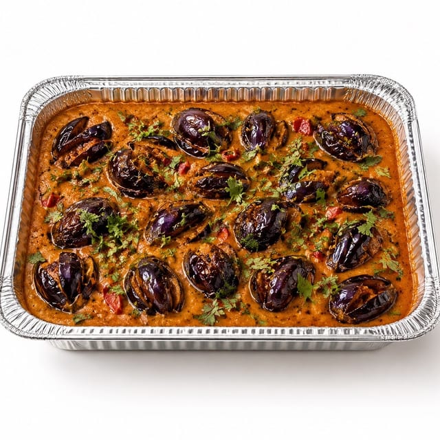 Eggplant Curry Tray.