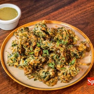 Spinach Pakora Tray