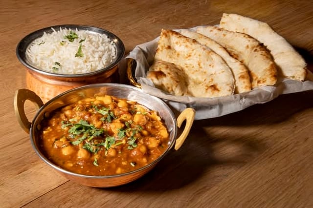 Chana Masala Tray.